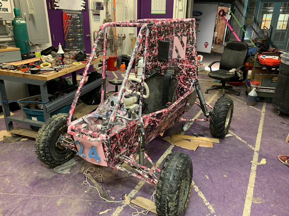Northwestern Baja Racing Teams Vehichle for 2019 Competitions