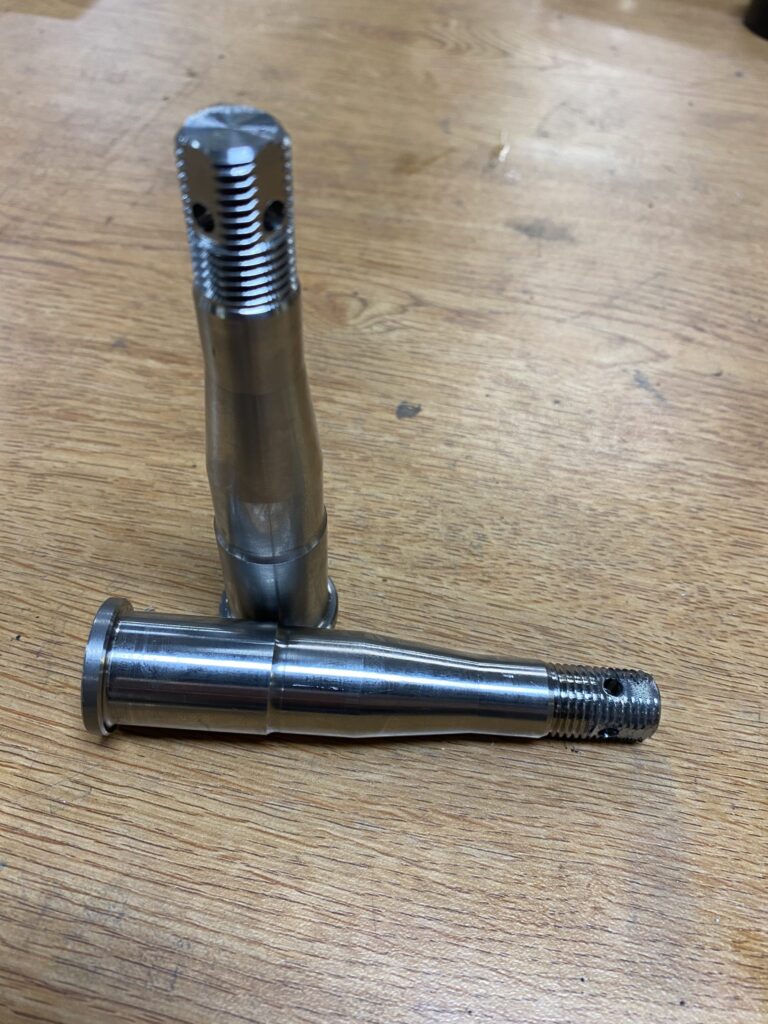 Harding University titanium front suspension spindles