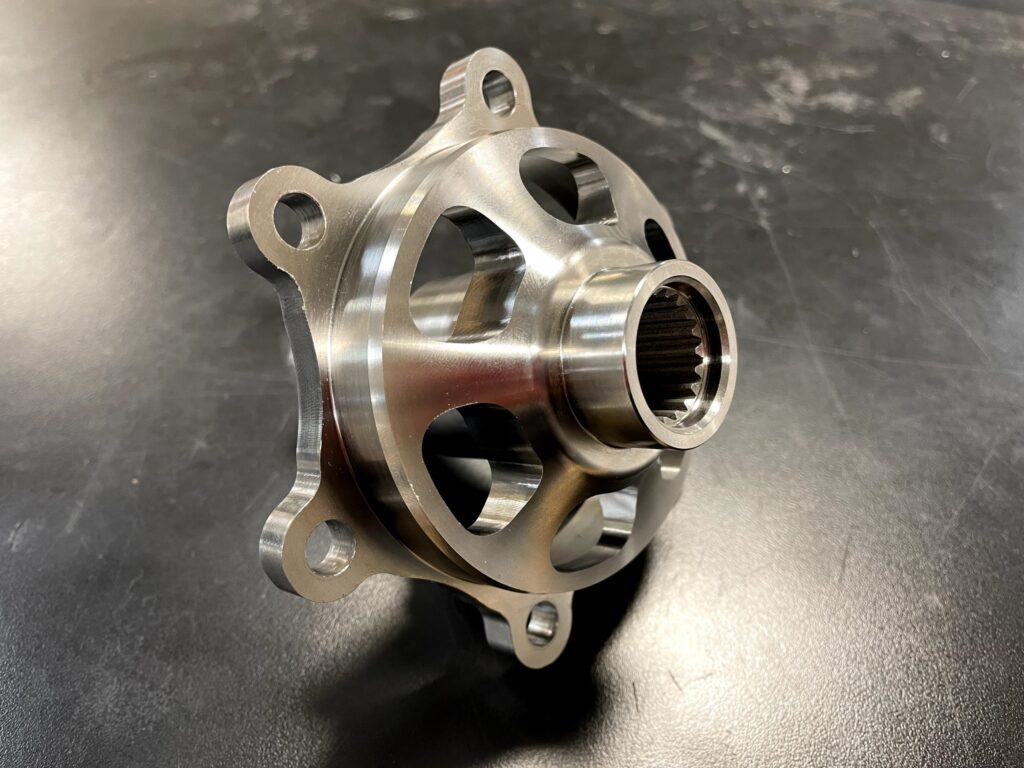 Parts made from PTG's 6AL-4V titanium donation.